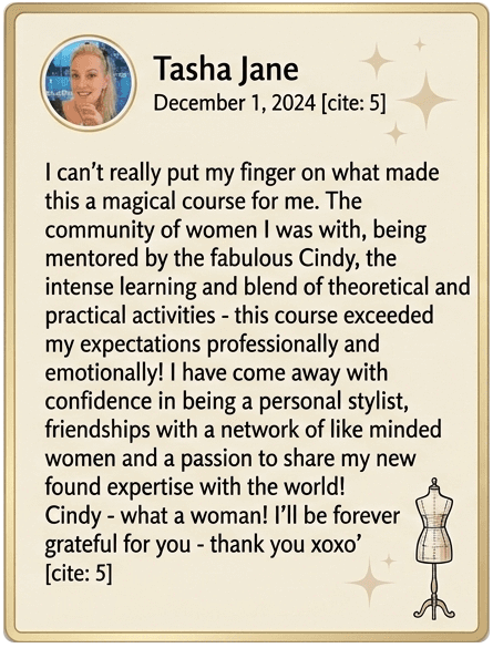 Tasha Jane's testimonial